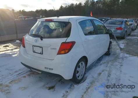 2016 Toyota Yaris L из США, поврежденный, VIN VNKKTUD34GA065702